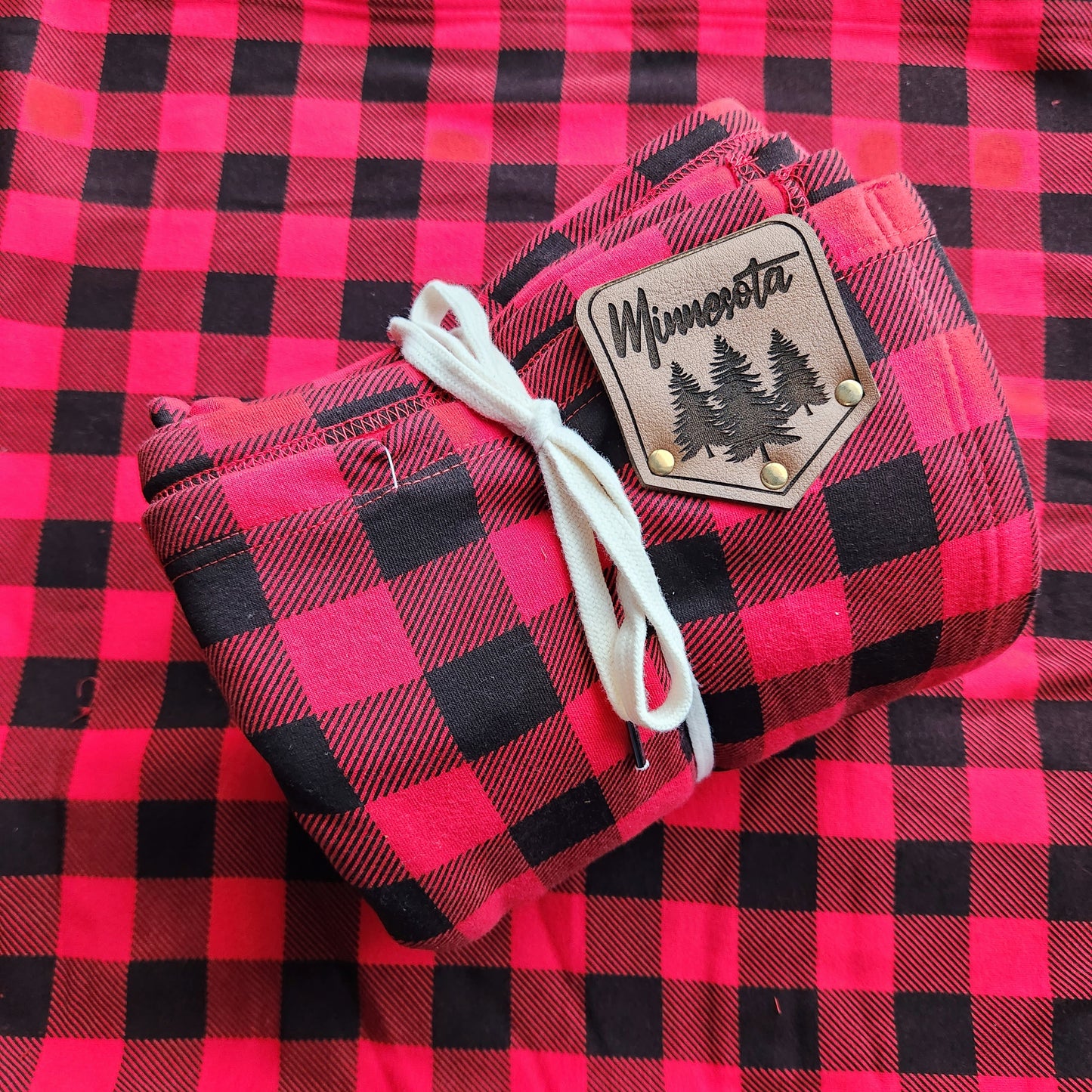 Buffalo plaid MN blanket