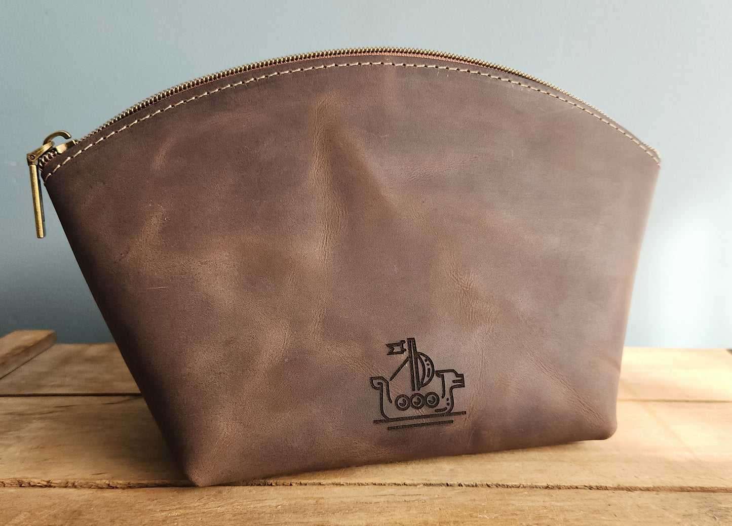 Sepia make up bag