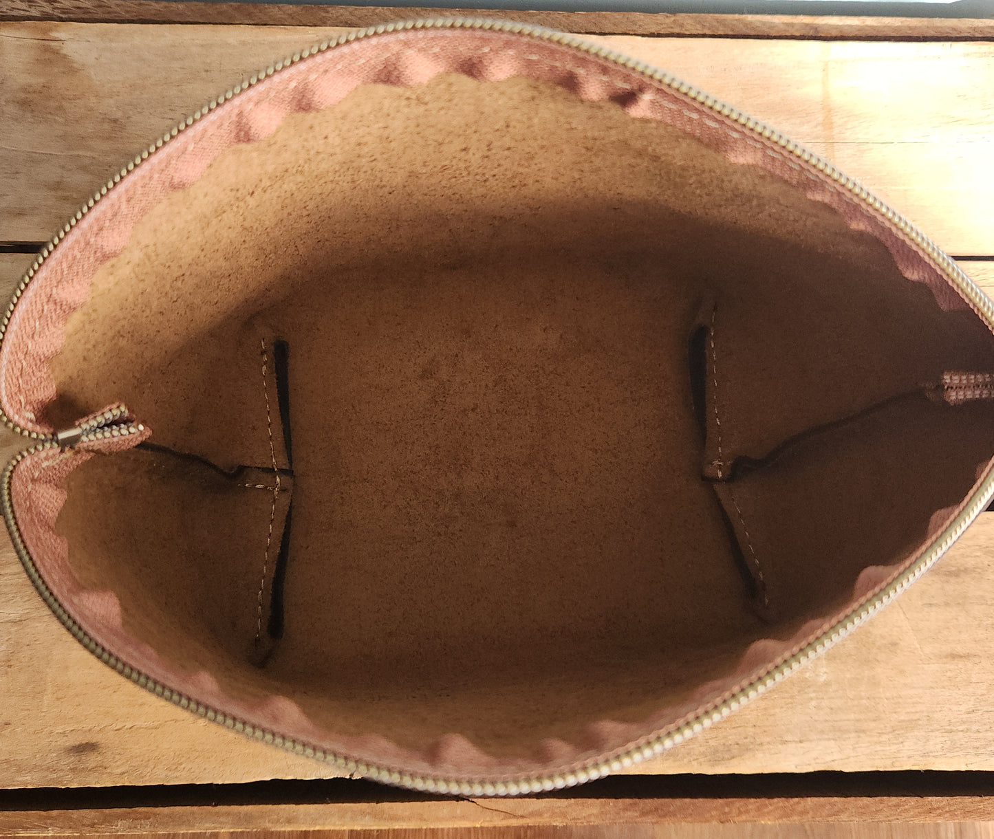 Sepia make up bag