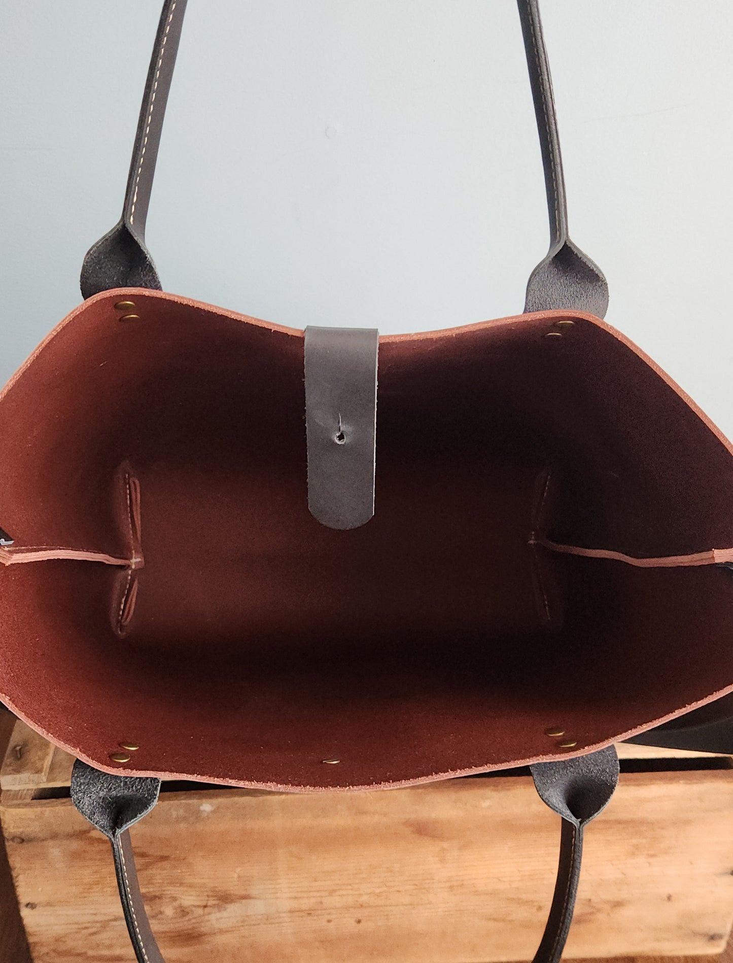 2 tone tote