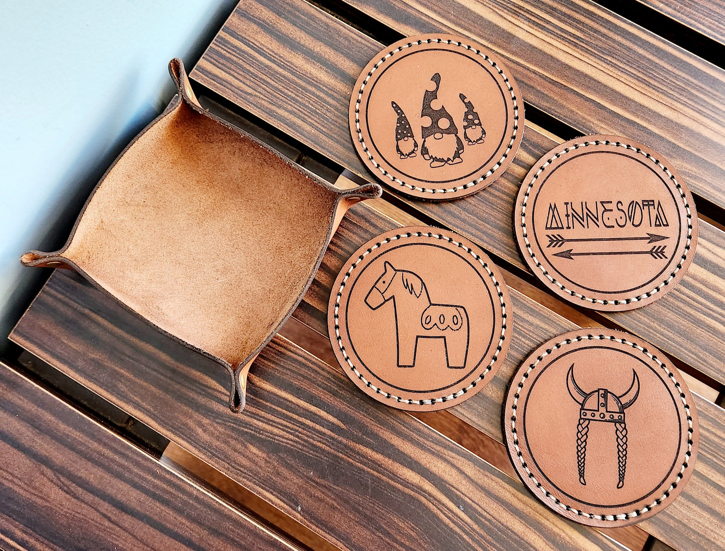 Scandinavian coaster set