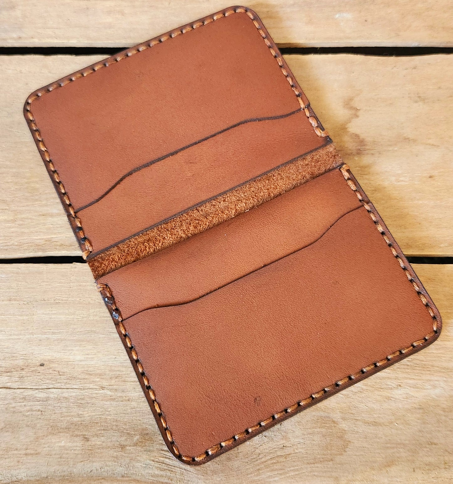 Smooth brown wallet