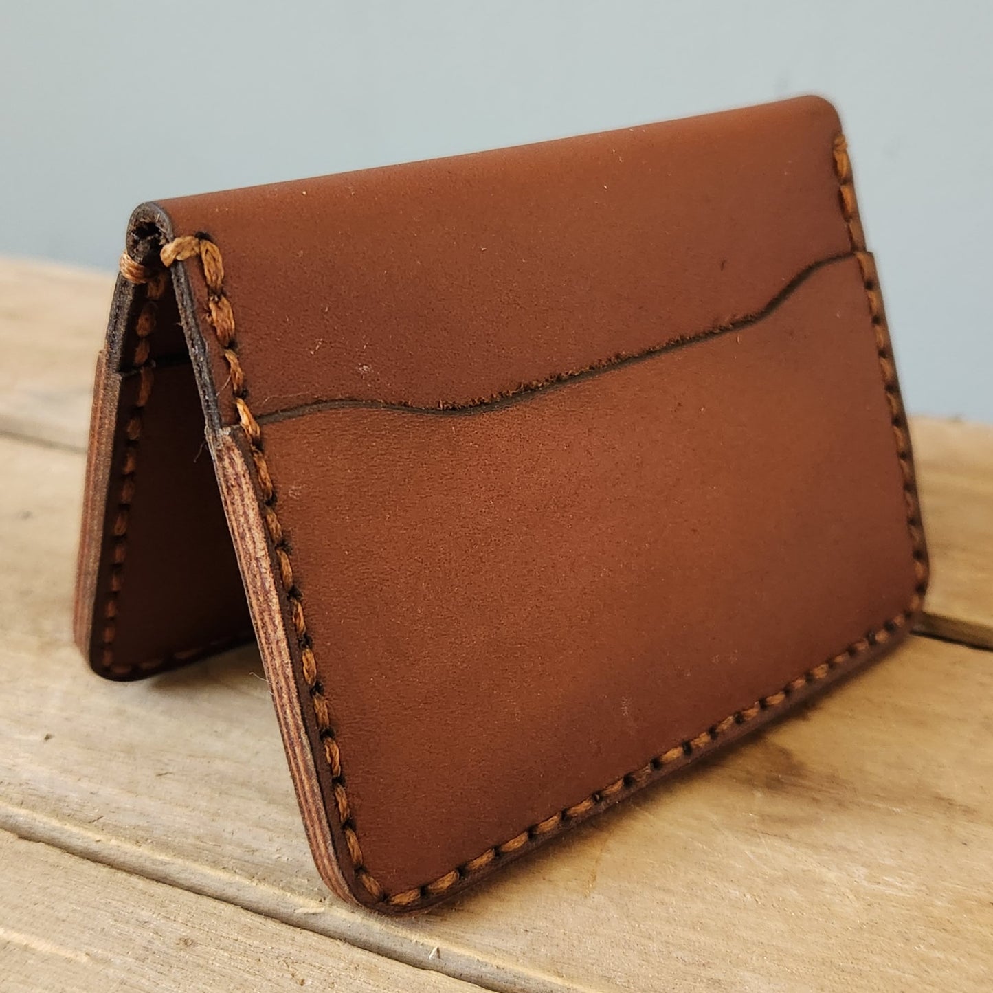 Smooth brown wallet