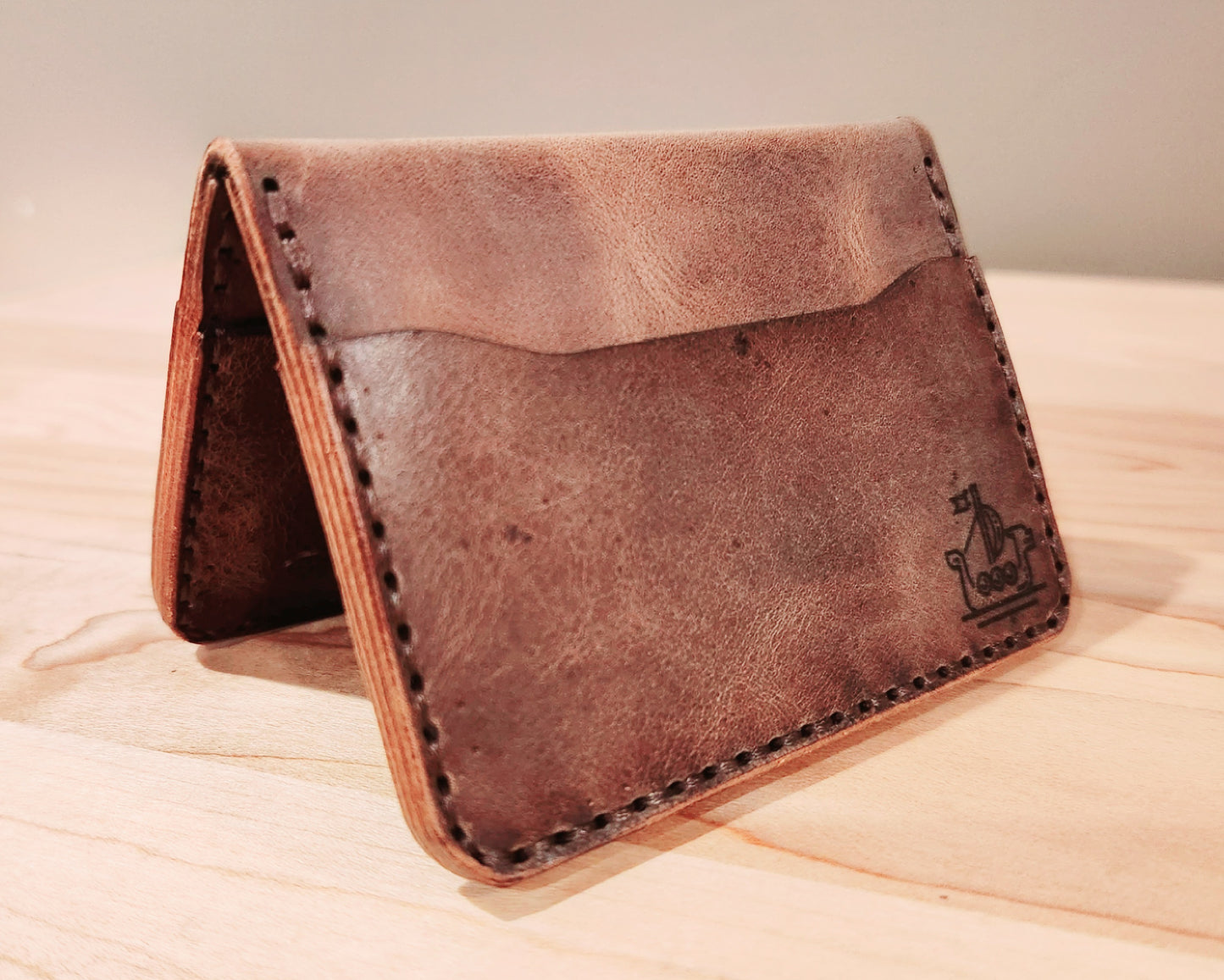 Rocky road leather wallet