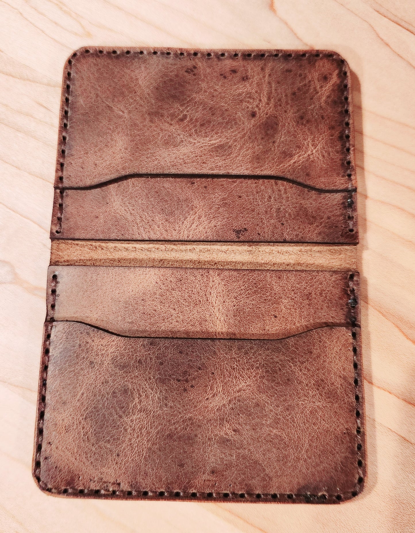 Rocky road leather wallet