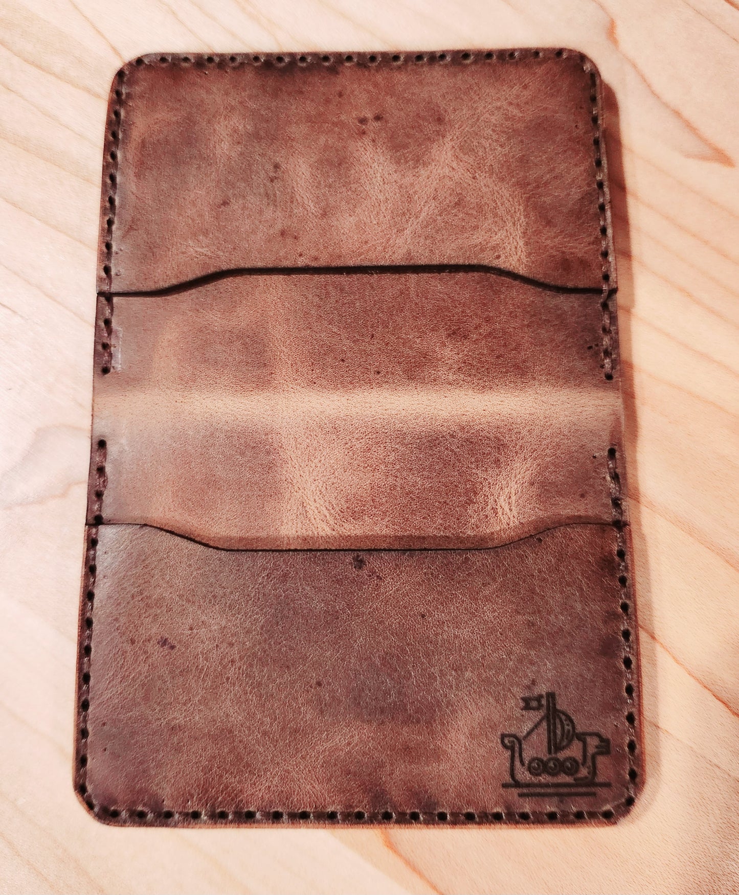 Rocky road leather wallet