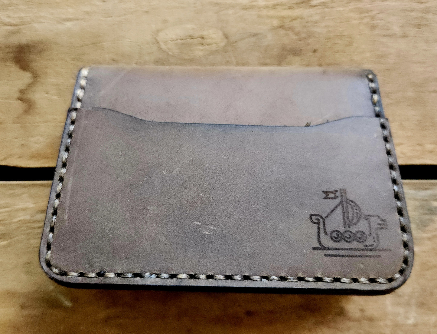 Rustic brown wallet