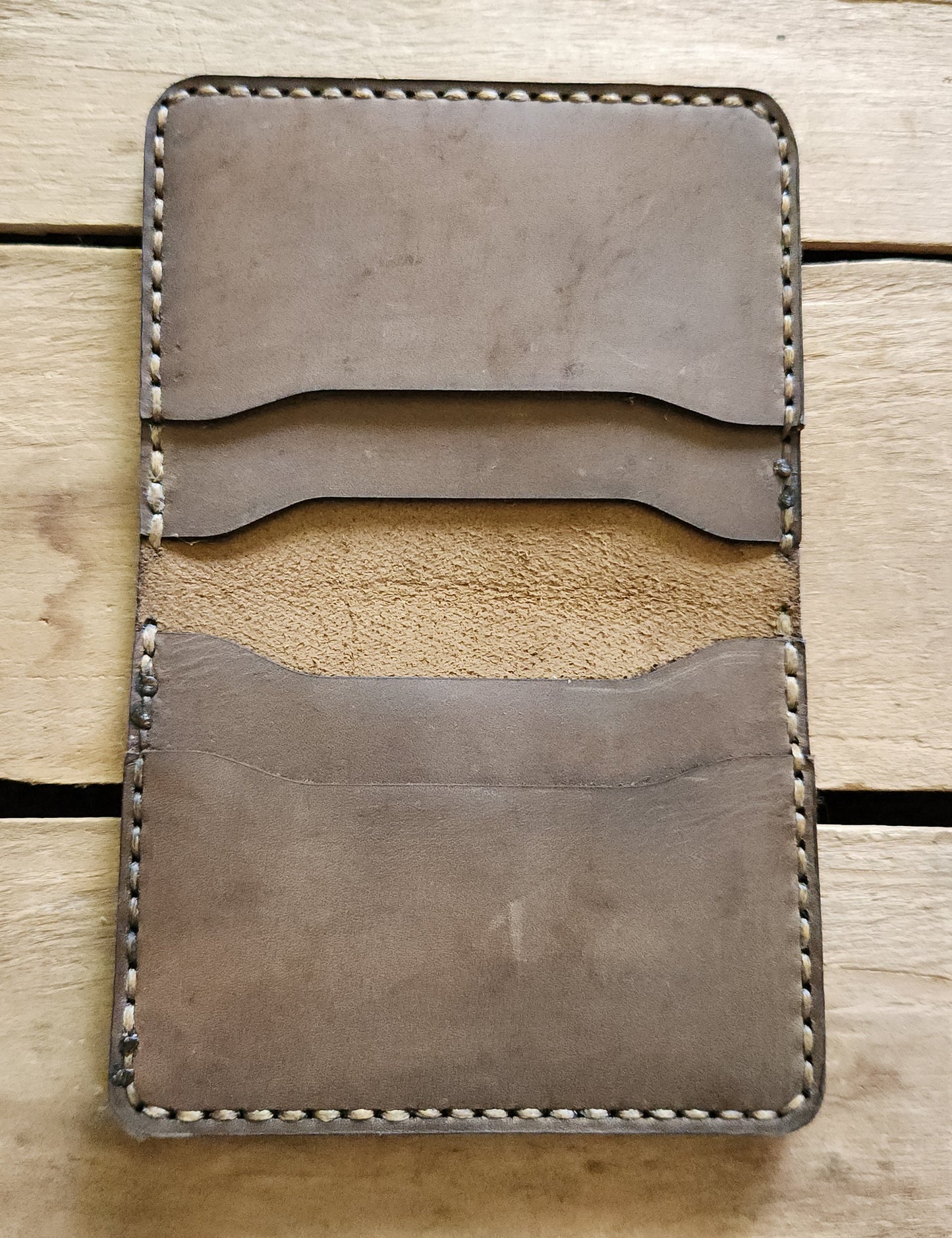 Rustic brown wallet