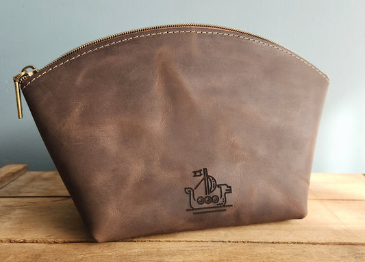 Sepia make up bag