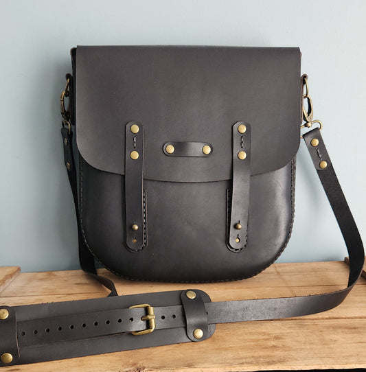 Black saddle bag