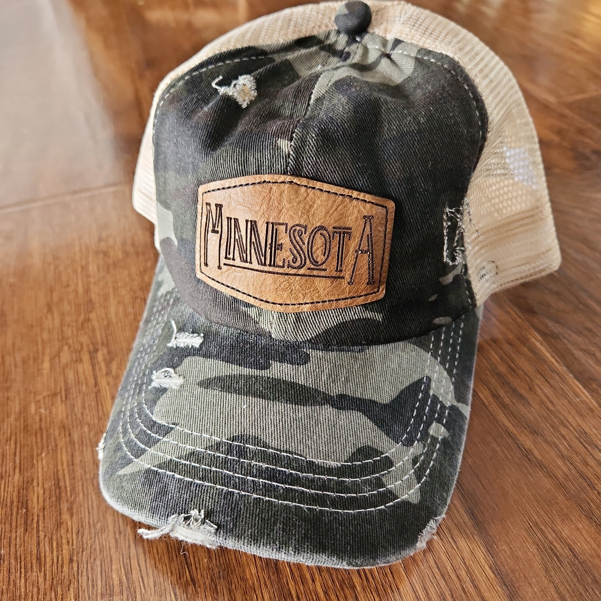 Black Camo Minnesota Hat